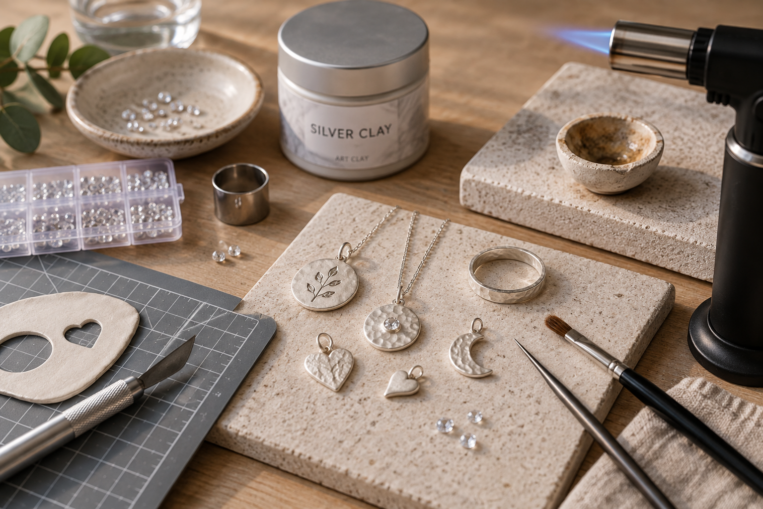 Silberschmuck selber machen: Schmuck aus Silver Clay – Schritt für Schritt