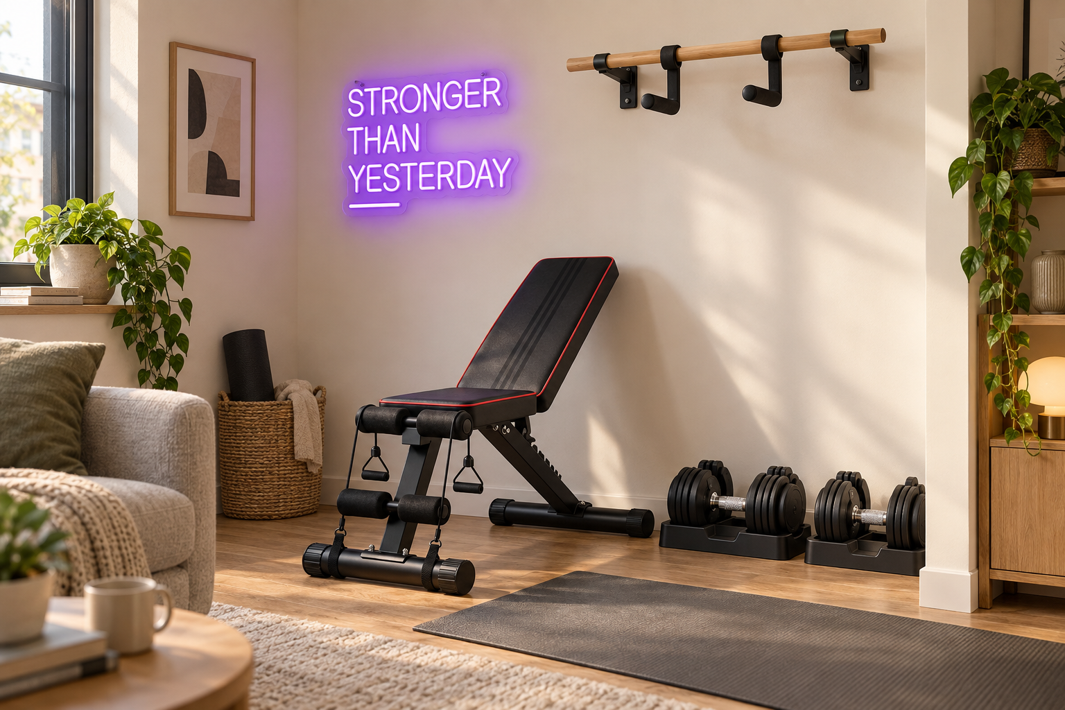 Home Gym einrichten: So klappt es auf nur 4 m²